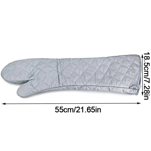 1 pièce extra longue four gants de chaleur résistant à la chaleur professionnel four de chaleur