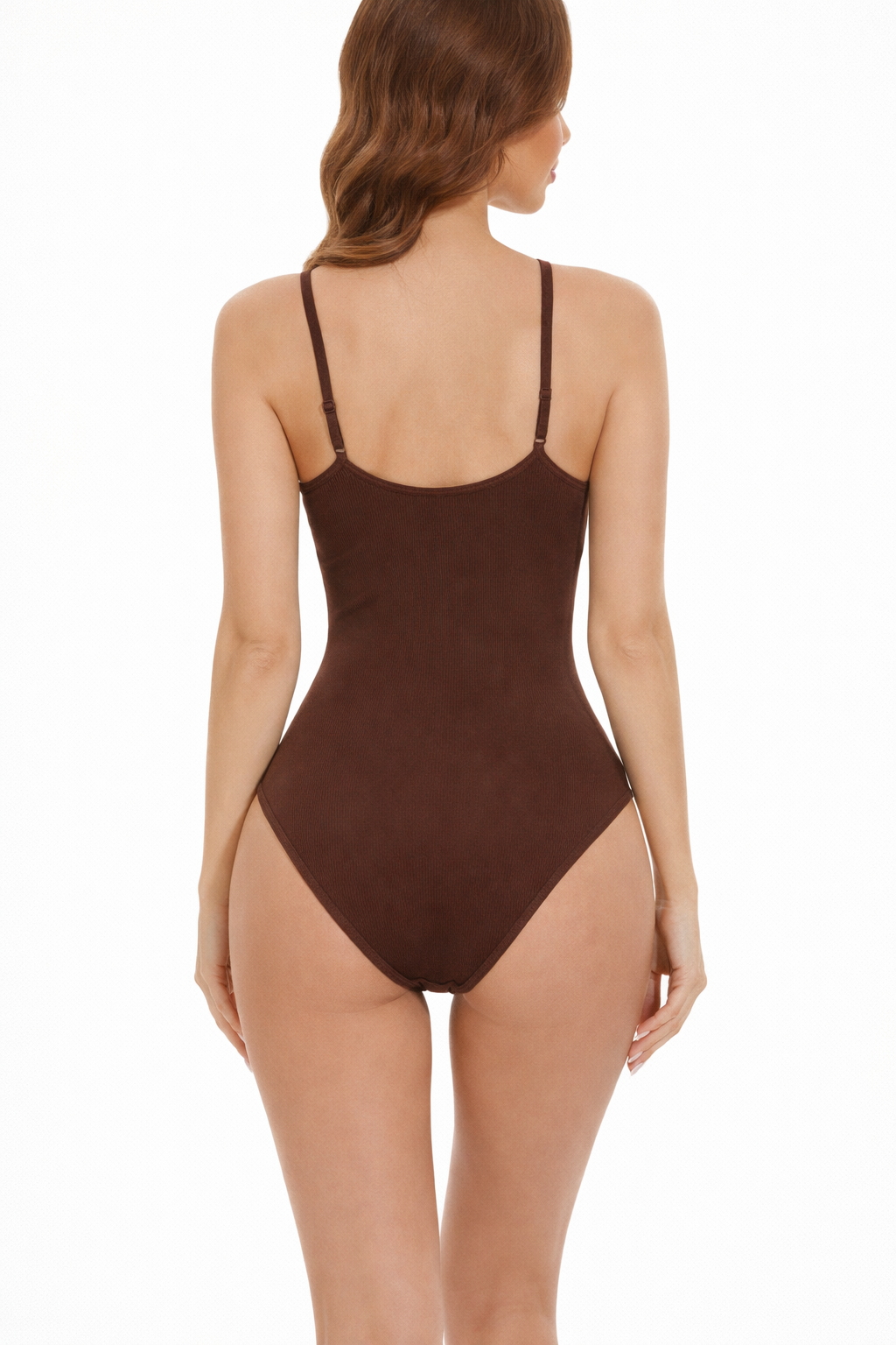 Tummy Control Round Neck Thong Tank Top Body Shaper Bodysuits