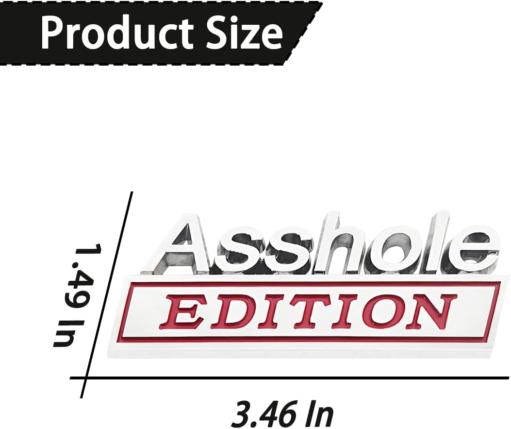2pcs Emblem Car Decal