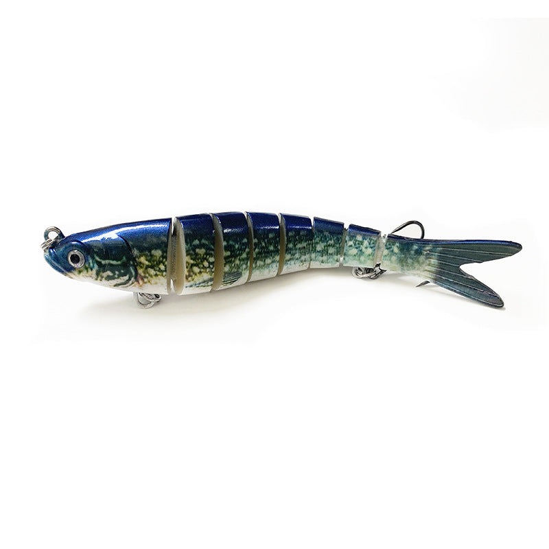 8-section Grand faux luth à longue portée submerged Hard Fishing Bait