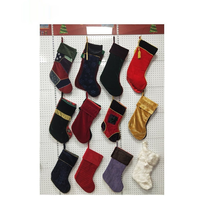 Noël article décoratif le plus vendu haut de gamme Santa Stocking