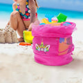 Sac de plage, Sac Mesh Beach, Sac de jeu de plage, Sac de rangement pliable, Sac à sable en nylon pour piscine T