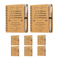 Ensemble de cadeaux pour les enseignants préscolaires: comprend 6 crayons en bois et 6 cahiers de notes—A Pratique Tha