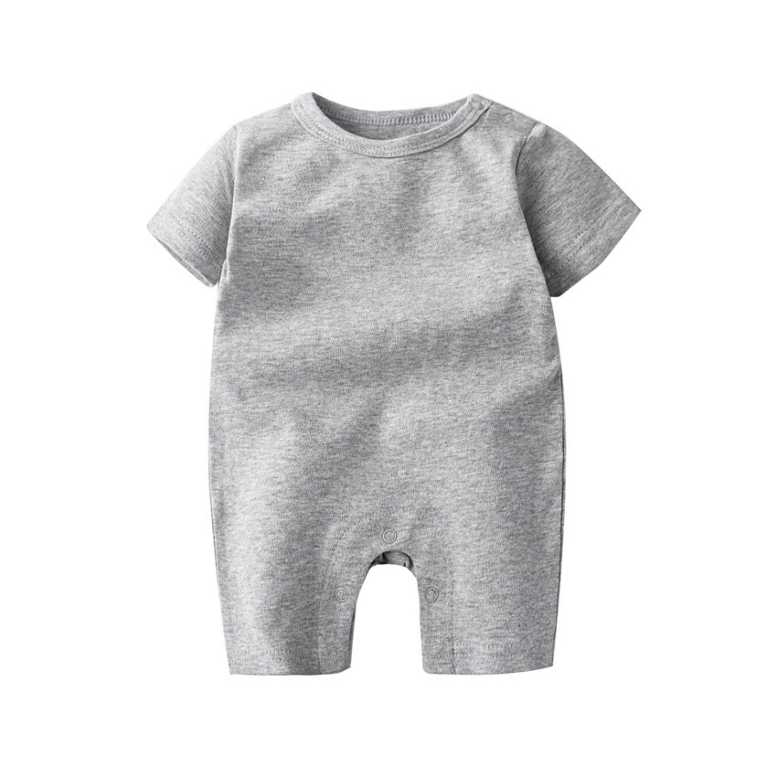 Chemise bébé et bébé coton manches courtes