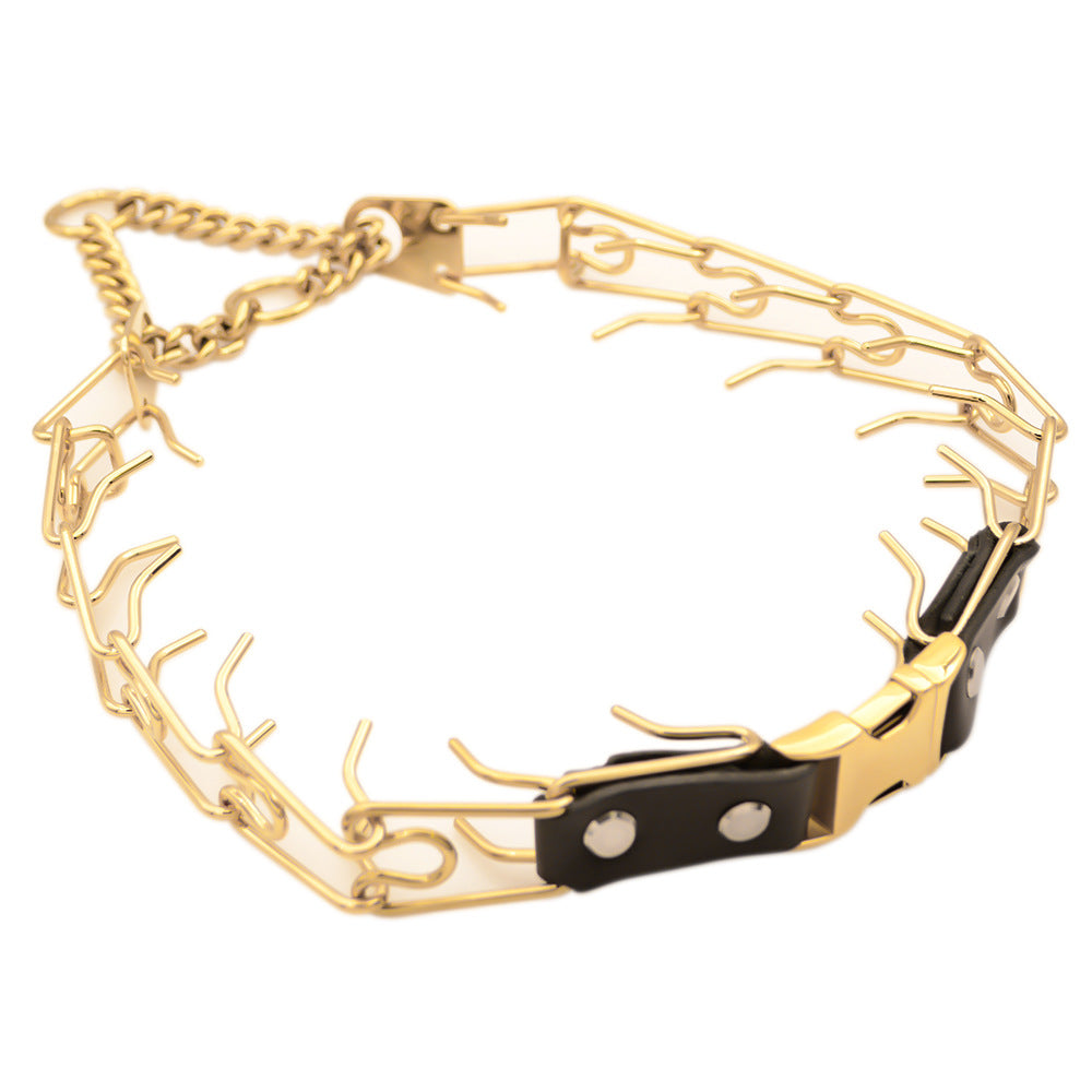 Collier de choc d'entraînement amovible en acier inoxydable