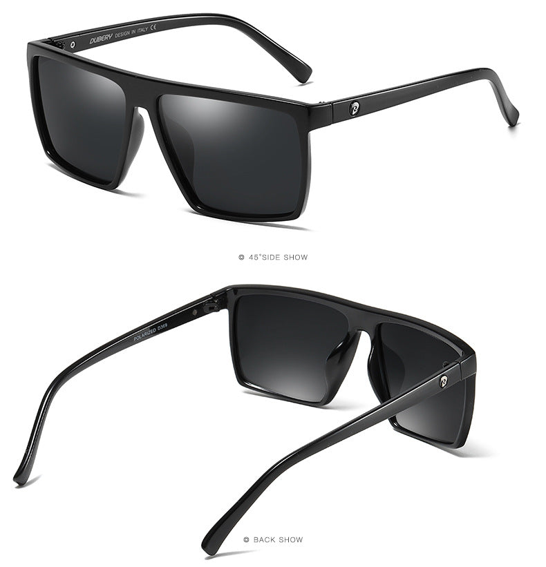 Lunettes de soleil polarisées avec revêtement en métal véritable