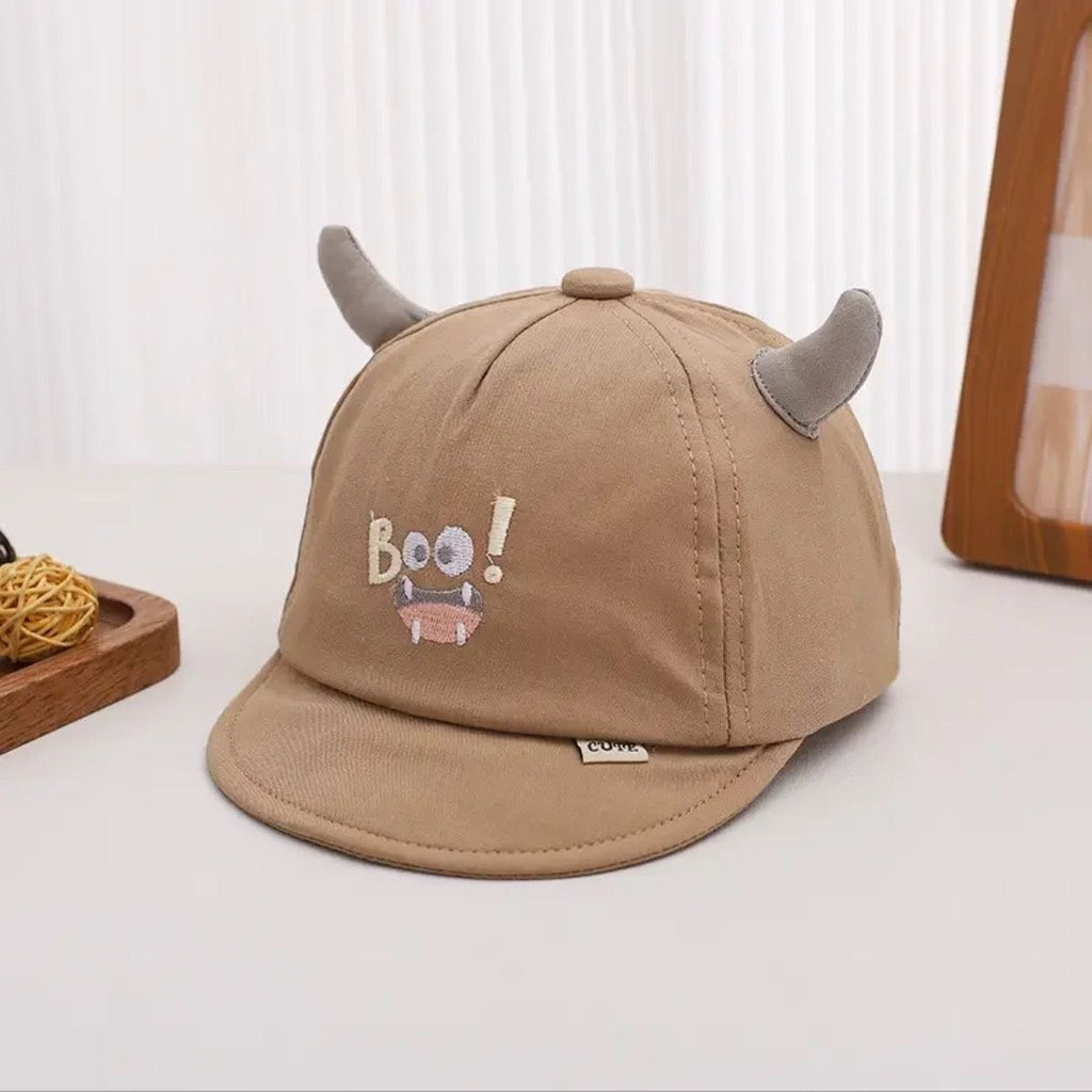 Summer Baby 3D Monster Horned Boo Monster Mignon Expression brodée Soft Mignon enfant' Styl
