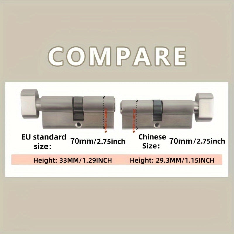 1 pièce de taille standard européenne