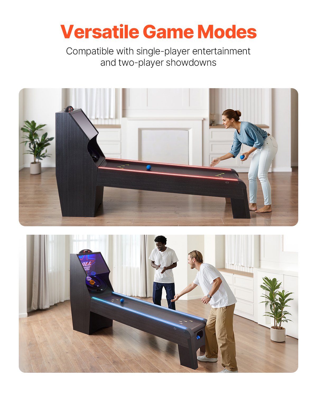 VEVOR 9' Roll and Score Classic Arcade Table de jeu