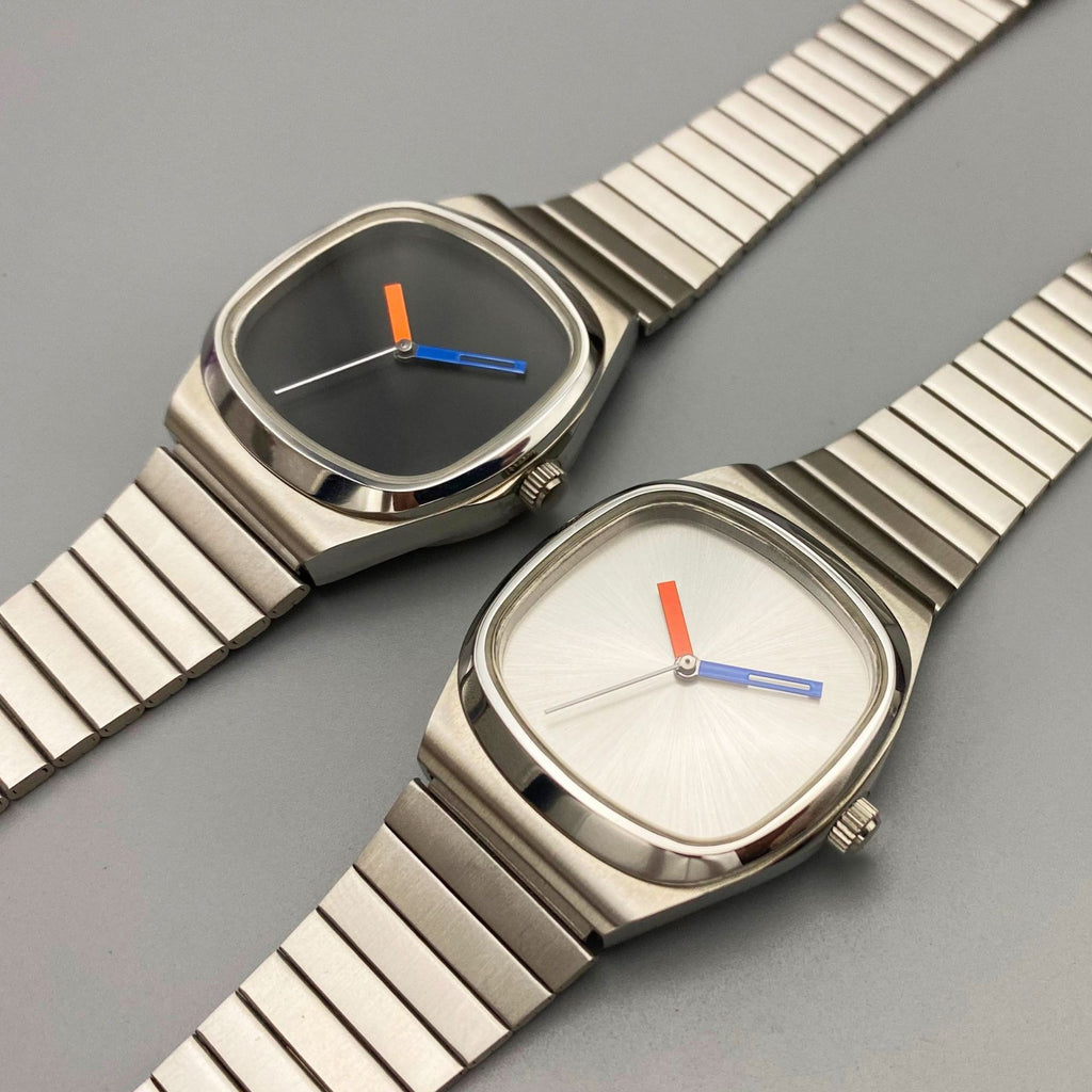 Montre unisexe sans logo, minimaliste pour les jeunes hommes et les femmes