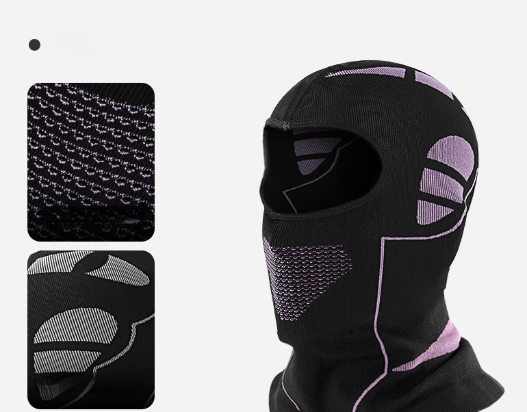 Cyclisme Ski Thermique Balaclava Moto Windproof Masque Visage Électrique Linge de casque
