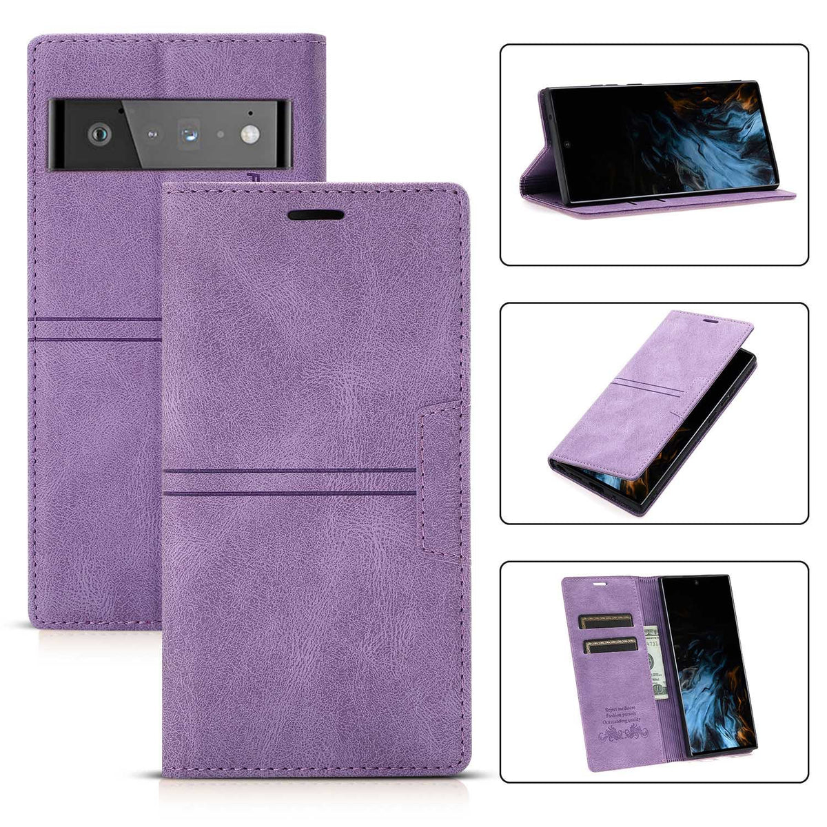 Applicable à Google 8pro Phone Case 5XL Skin sensible Pixel7 Wallet 9 Protection 4A Flip