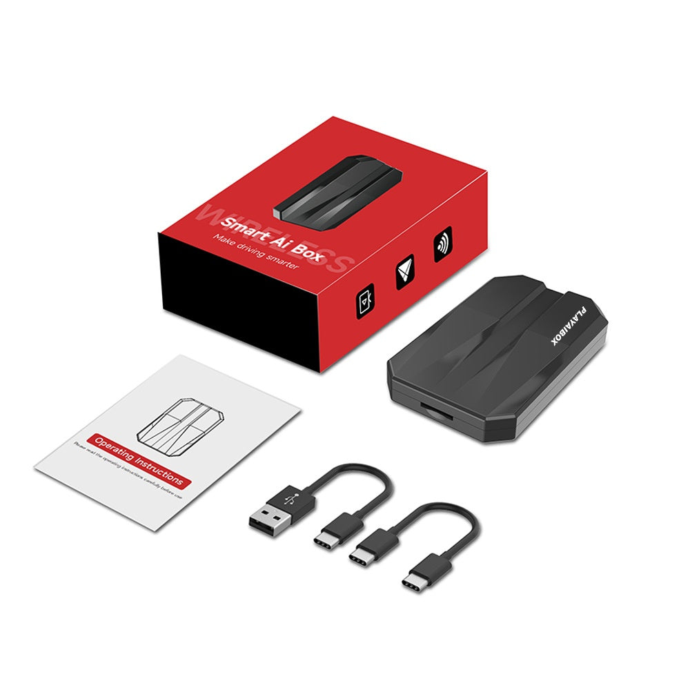 Carplay d'origine voiture filée à sans fil AI Box Qualcomm système Android