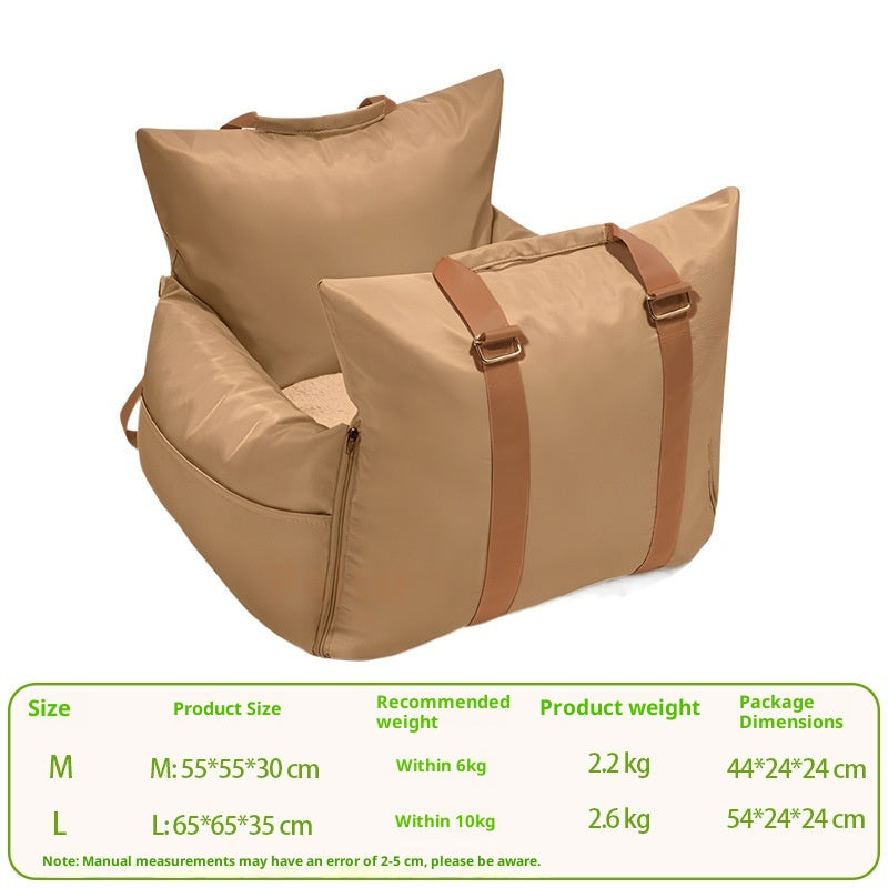 Car Kennel imperméable antidérapant antidérapant antidérapant sac d'animal amovible