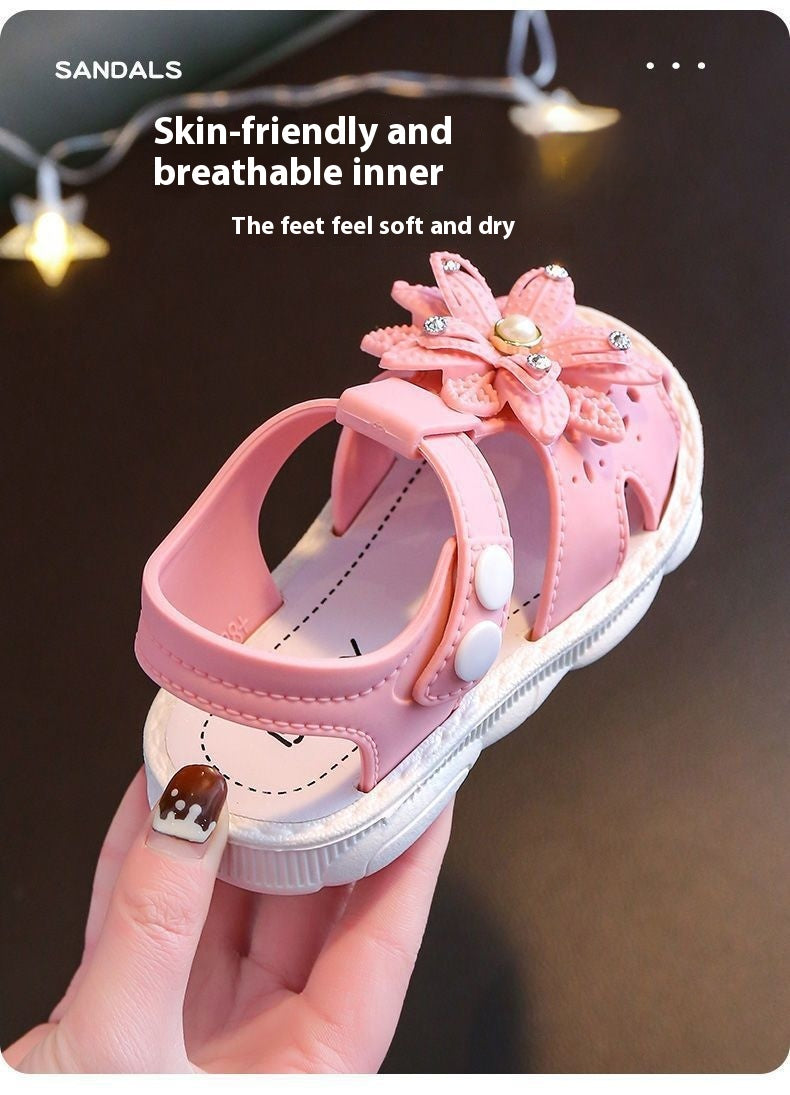 Bas doux antidérapant Sandales d'été respirantes bébé