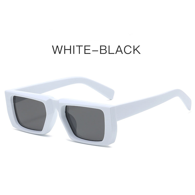 Y2K Girl Super Cool Street Shooting UV-proof Lunettes de soleil en forme spéciale