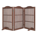 Porte pliable pour chiens en bois