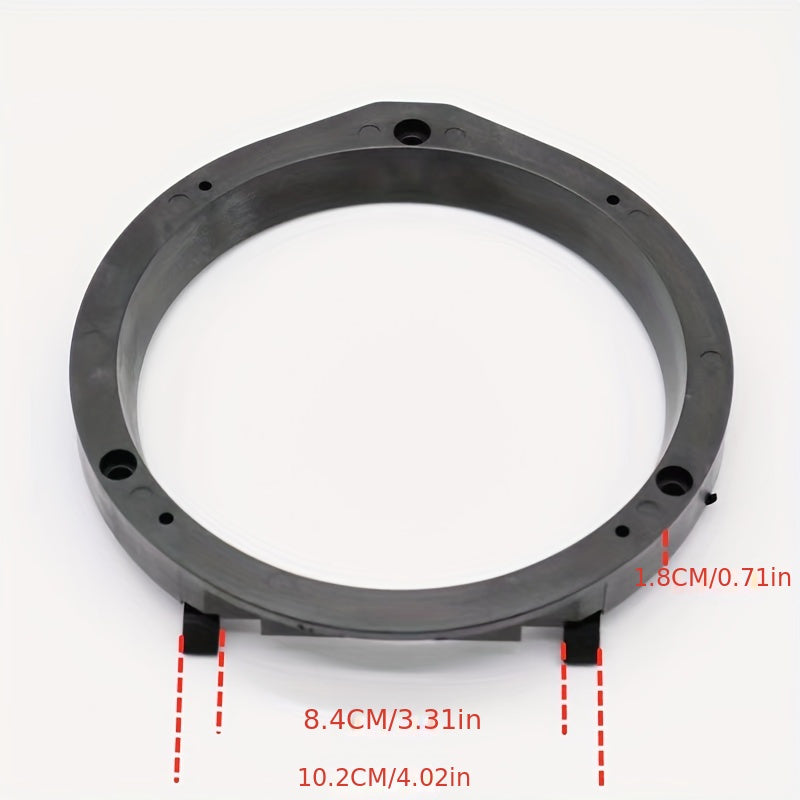 Plaques d'adaptateur pour haut-parleur de voiture de 2 pièces 6.5