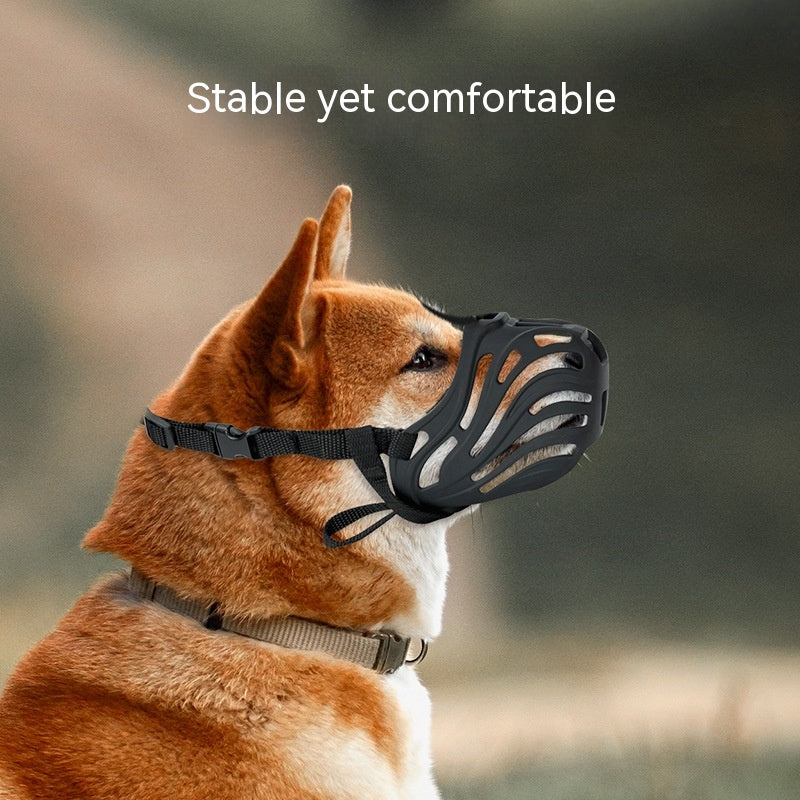 Masque de protection pour chien confortable en silicone