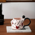 Sous glaçure Tasse en céramique peinte à la main Coupe à grande capacité