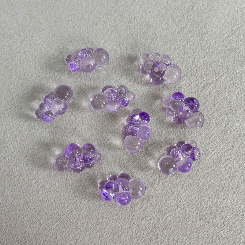 Perles de nuages acryliques translucides