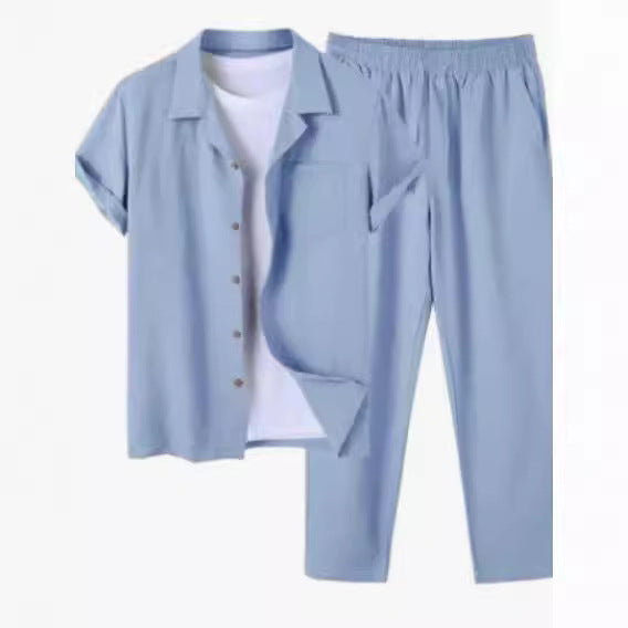 Cotton numérique pour hommes et chemise en lin