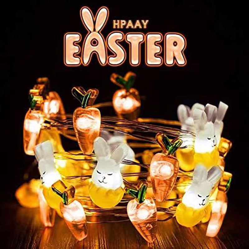 Carotte Lapin Forme Pâques Jour des chaînes décoratives