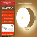 Charge de lumière nocturne intelligente pour induction du corps humain