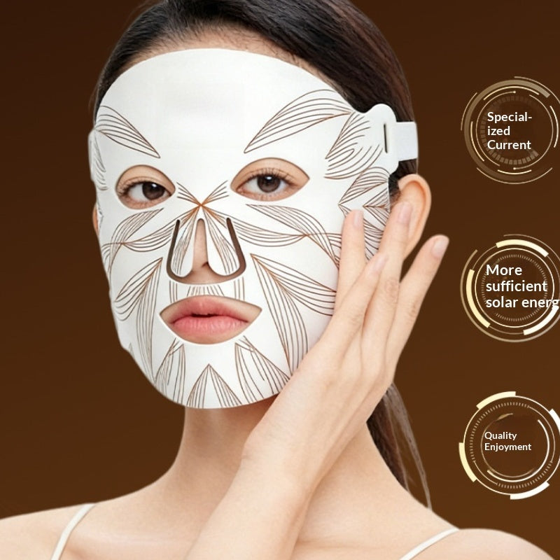Masque visage photon pour appareil de beauté