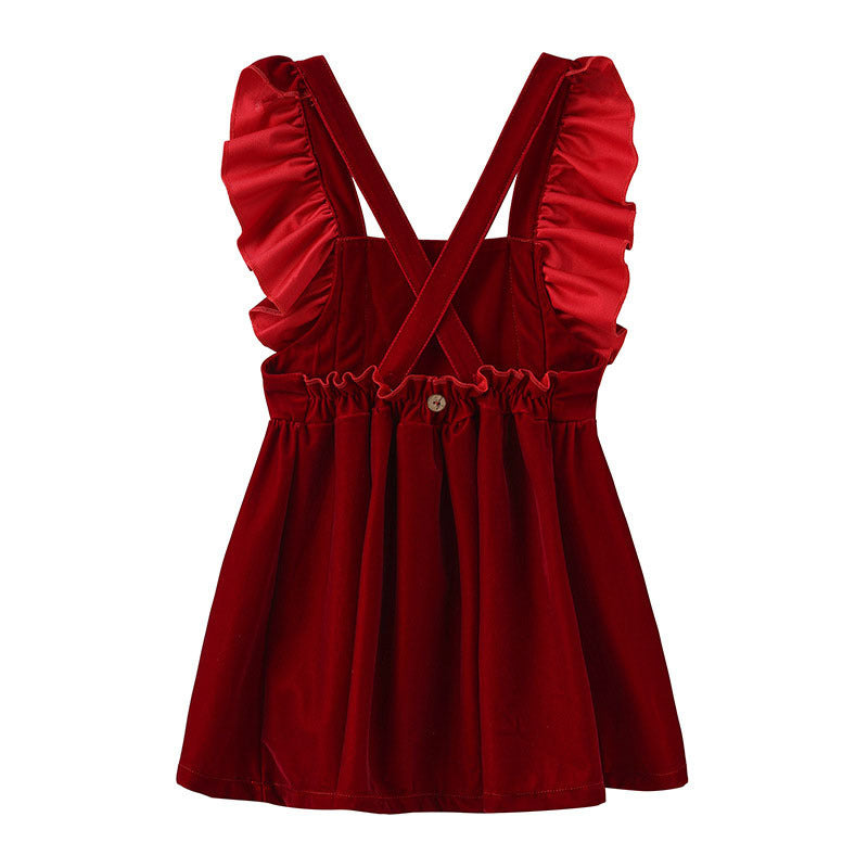 Robe de plage pour filles Baby Cotton Et Lin