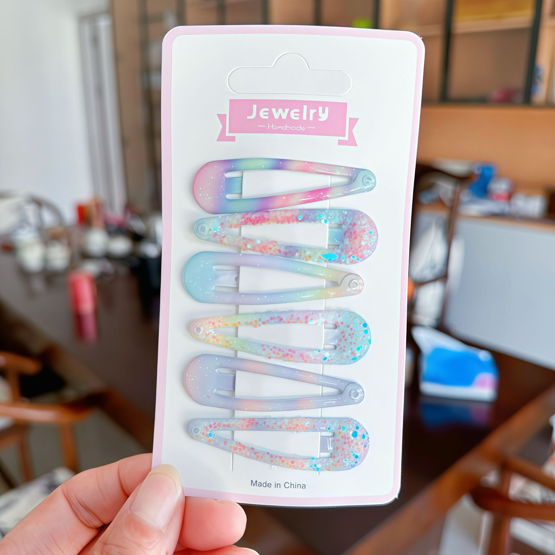 Clip capillaire pour enfants Accessoire capillaire polyvalent Clip latéral avec paillettes Et un design raisonnable