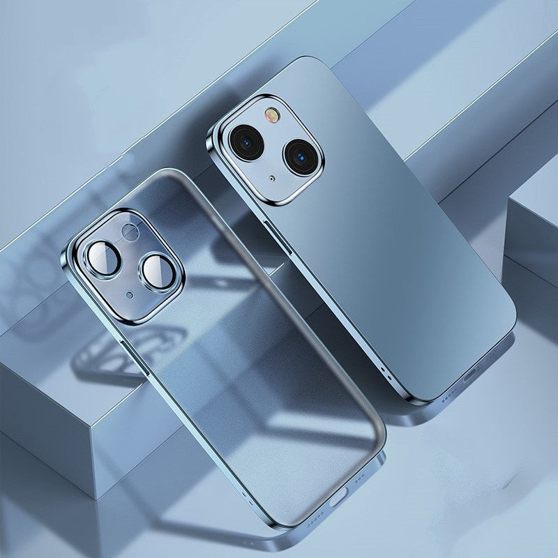 TPU transparent électroplastique tout compris livré avec boîtier de téléphone protège-objectif