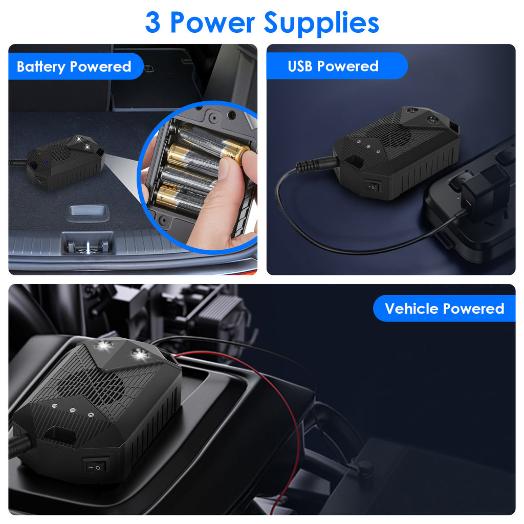 2 Pack Sous Hood Ultrasonic Rodent Repeller Rodent Control Deterrent Chaser Blocker pour V