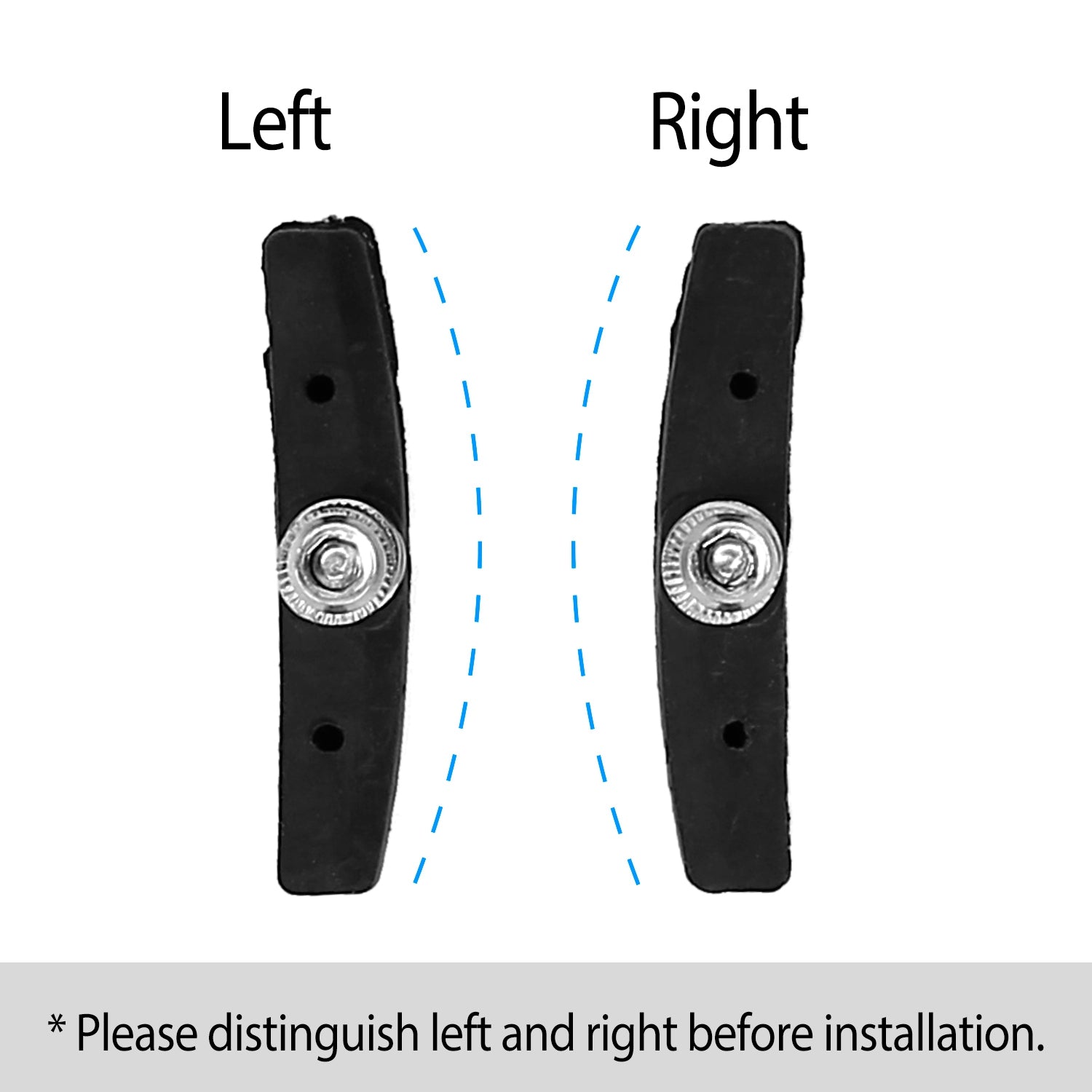 5 paires V Plaques de frein de vélo Road Mountain Vélo V-Brake Blocks Set 70mm Vélo V antidérapant