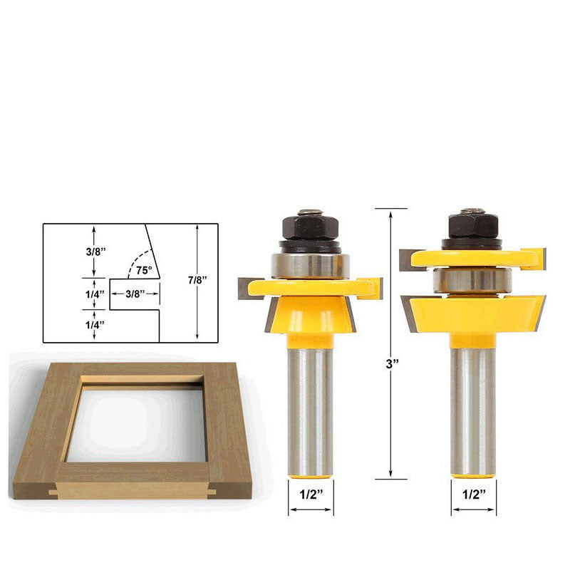 Couteau de tenon Bevel pour seau de porte à bois