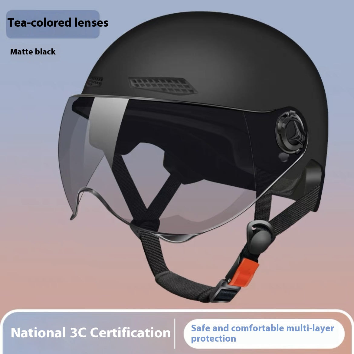 Protection solaire du casque de moto électrique certifié 3C
