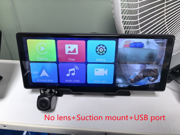10.26-inch Full Touch Screen All-in-One Car Navigation Device with Front and Rear Dual Recording
