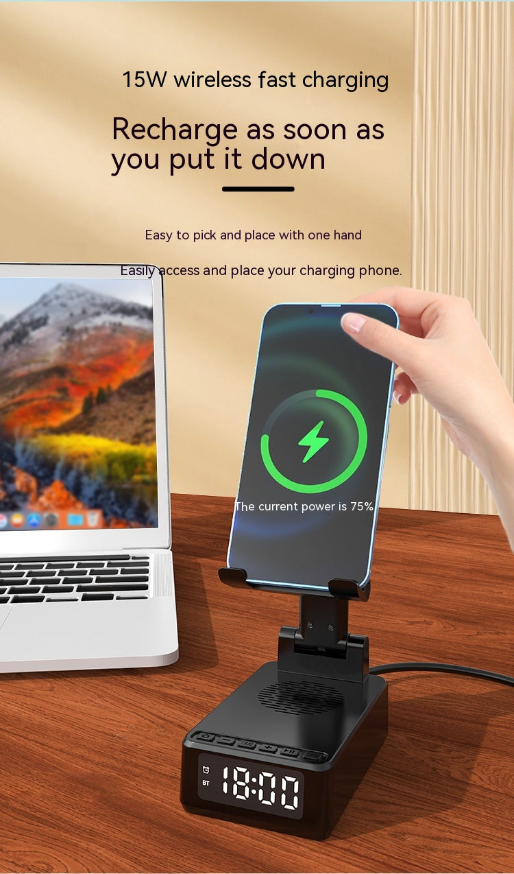 Multi-fonction Bluetooth Haut-parleur Support de téléphone mobile