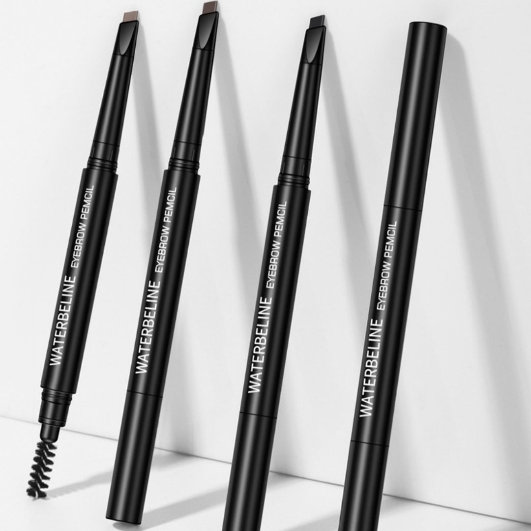 Crayon de sourcils étanche à double tête 3D multi-effets Lian