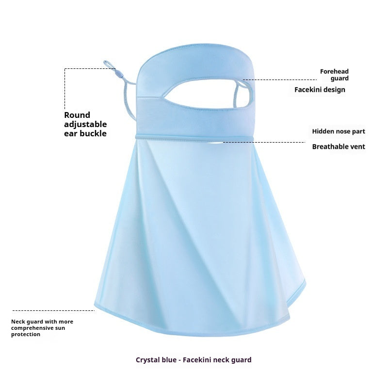 Masque visage écran solaire pour les femmes Protection UV d'été