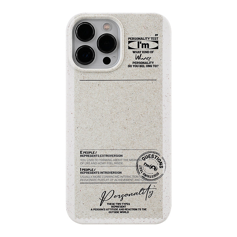 Cas de téléphone magnétique créatif biodégradable