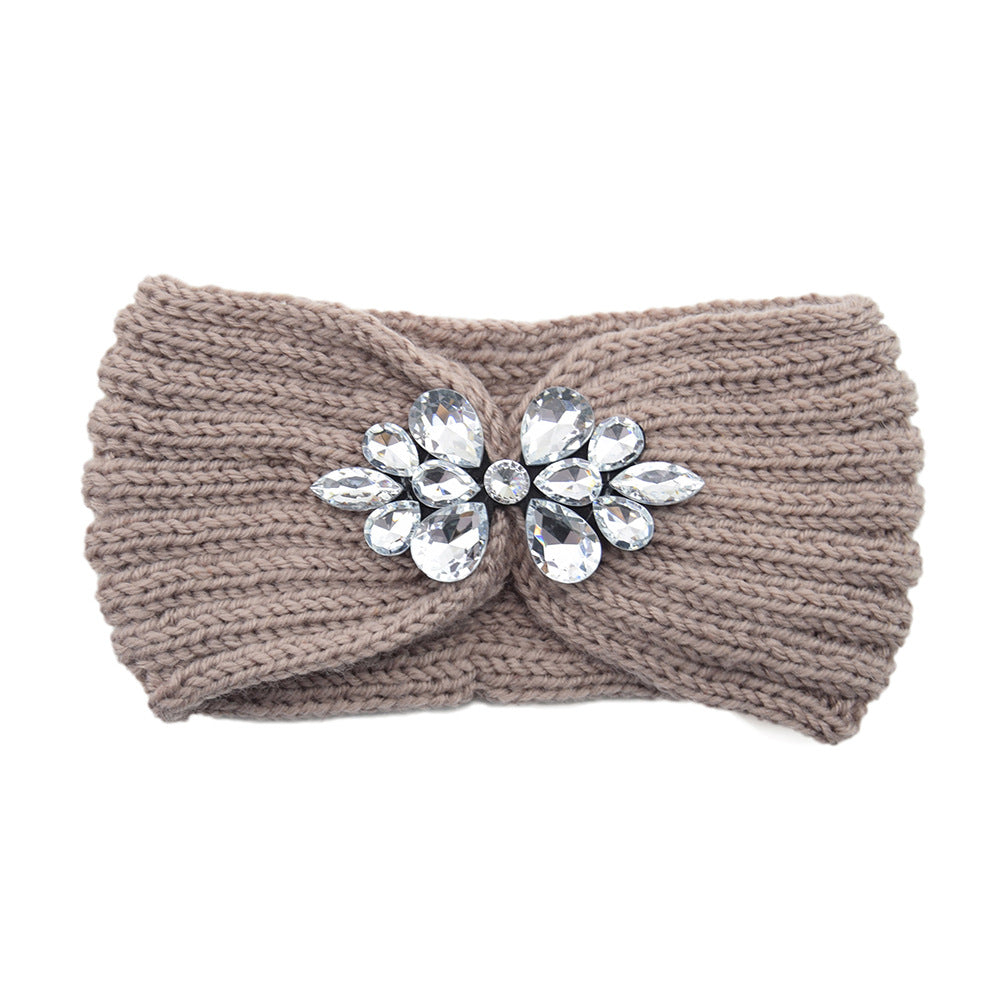 Exercice de lavage du visage Yoga Bandeau de laine chaude