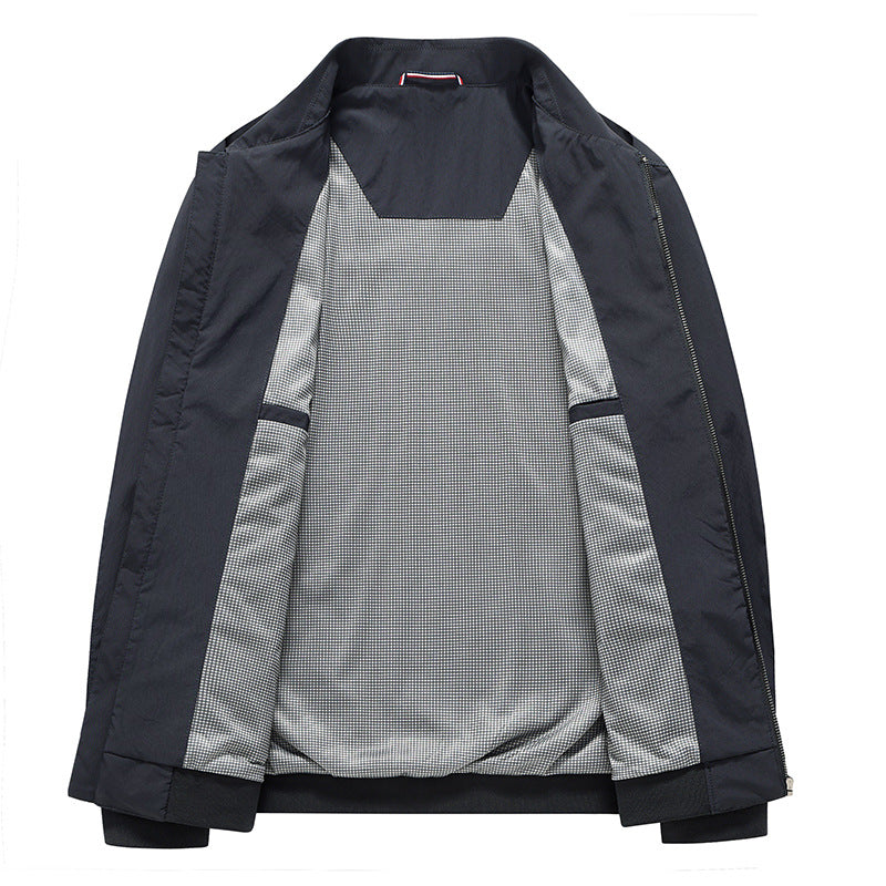 Veste Lapel Homme Printemps Automne Vêtements de dessus