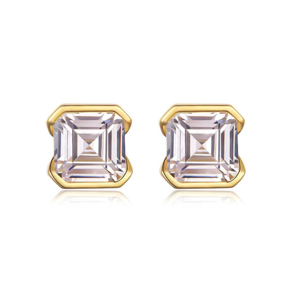 S925 Boucles d'oreilles de taille d'âne en argent sterling