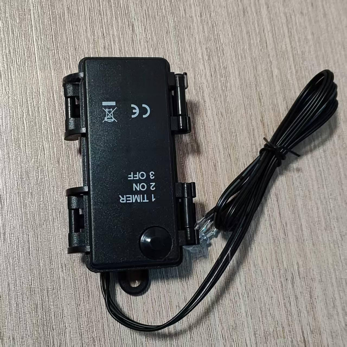 Boîte à batterie extérieure avec bande LED et minuterie