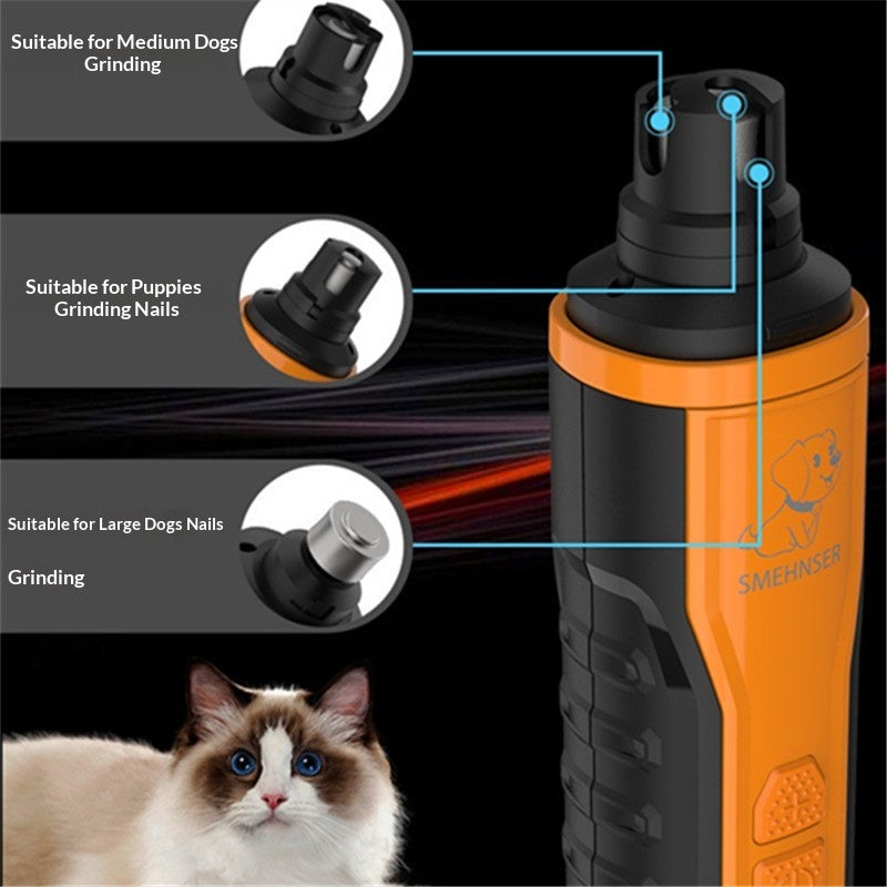 Clipper à ongles pour chat et chien avec charge USB