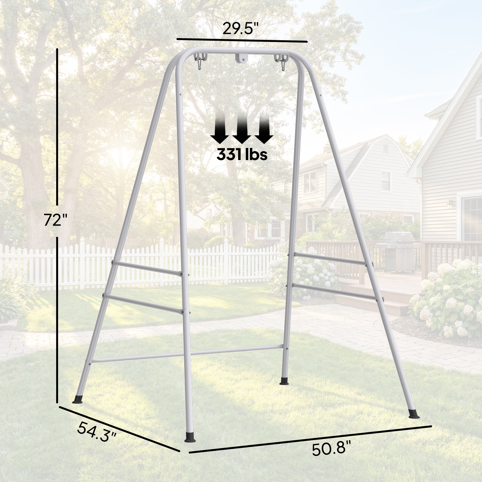 Support de chaise Hamock à usage intérieur et extérieur avec des coussinets antidérapants