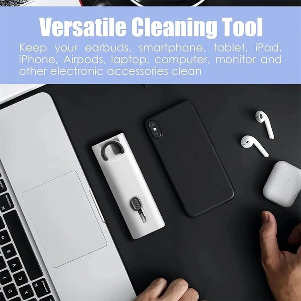 7 En 1 Kit de nettoyage de clavier d'ordinateur Pinceau de nettoyage d'oreiller pour clavier d'écouteur Clea