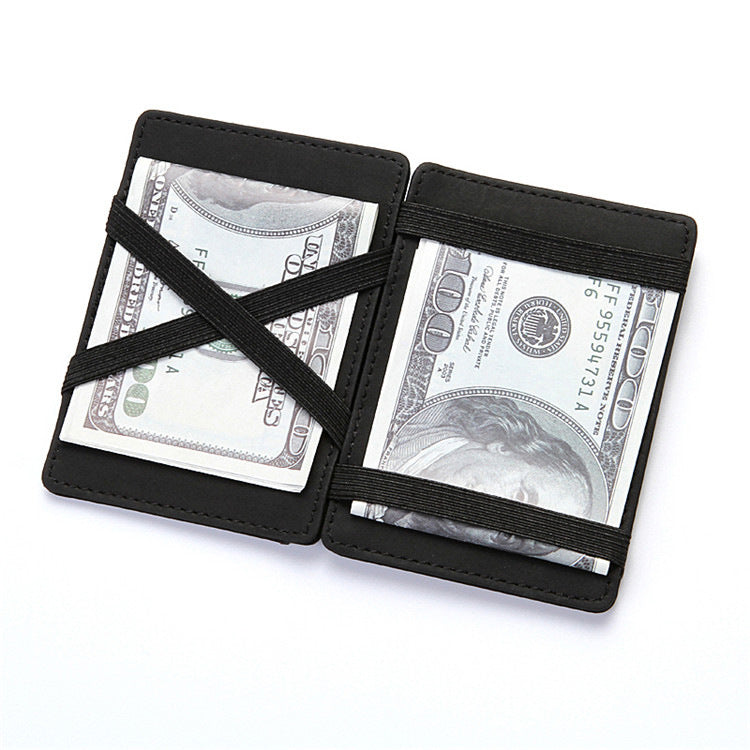 Porte-cartes de Wallet Magic Creative PU pour Homme