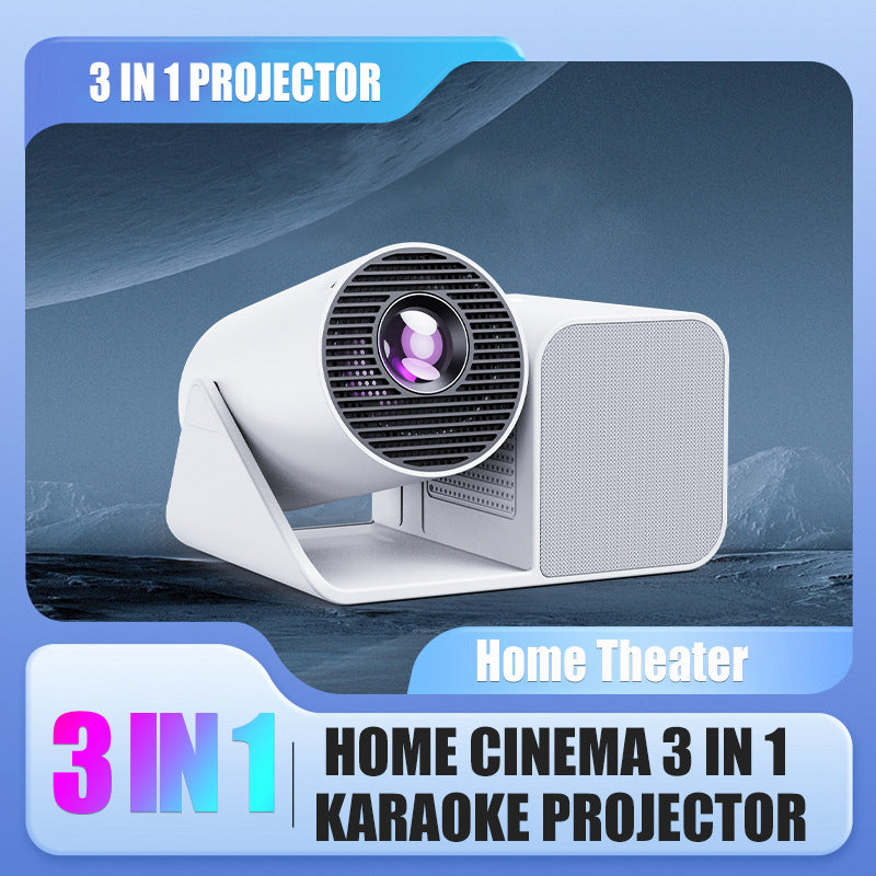 Projecteur de chant de karaoké avec microphone